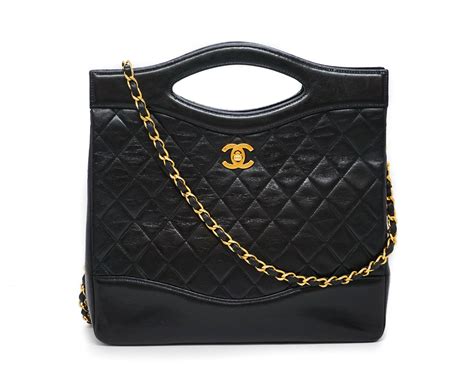 chanel cloth bags|chanel 31 large shopping bag.